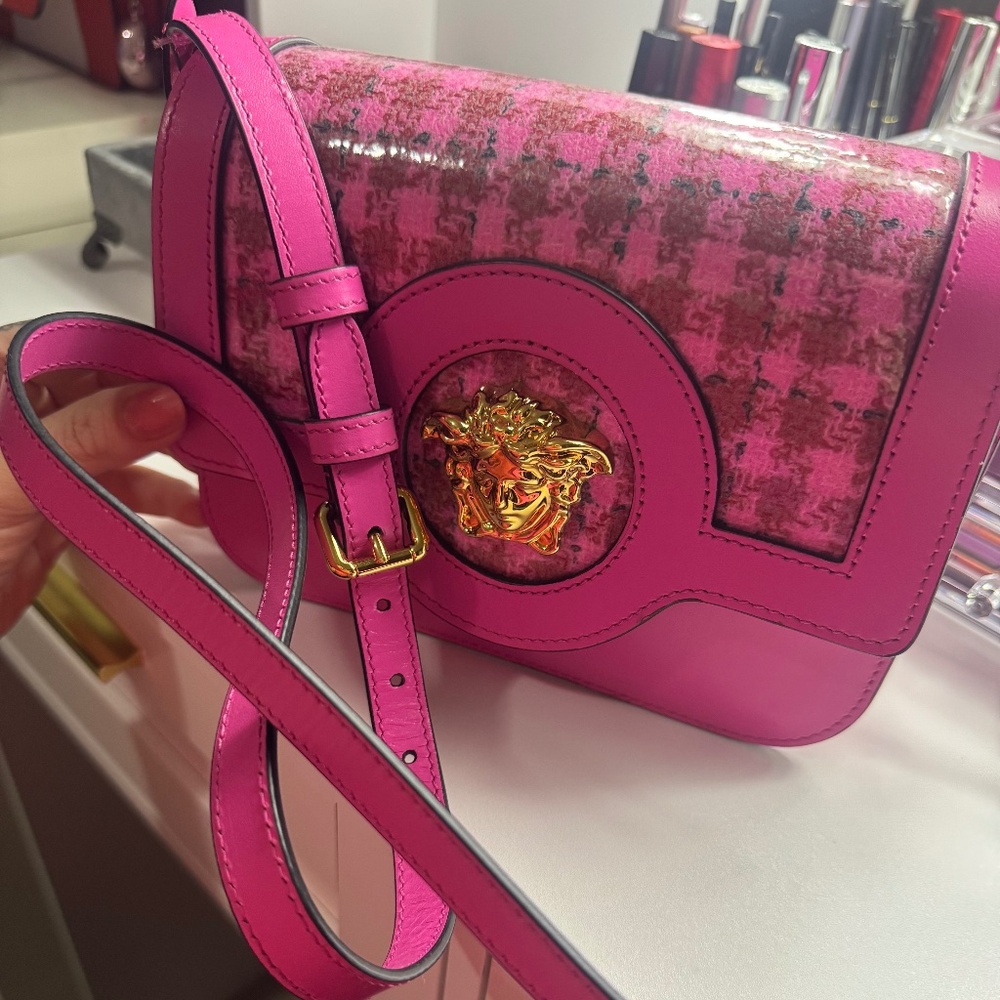 Versace pink handbag
